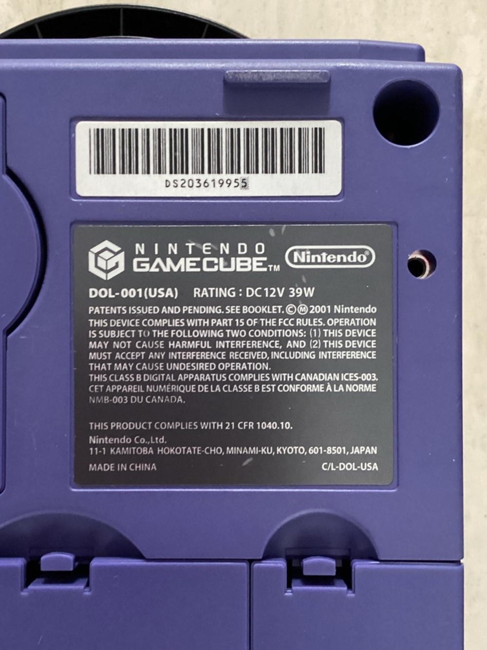Nintendo GameCube Console and Controller Indigo OEM Working - Picture 8 of 16